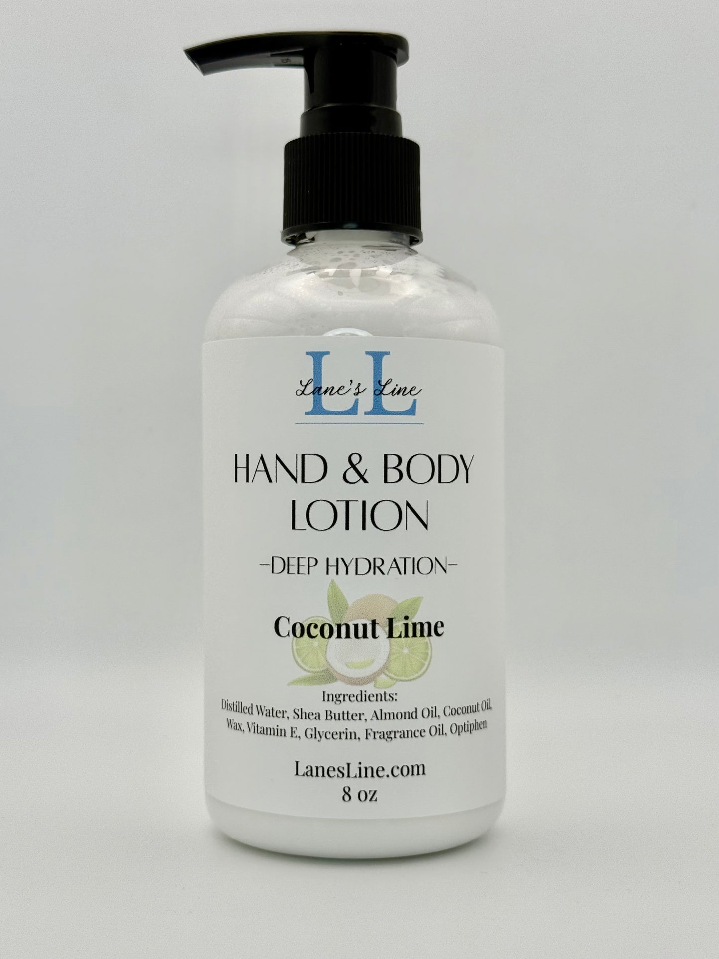 Hand & Body Lotion 8 oz - Coconut Lime