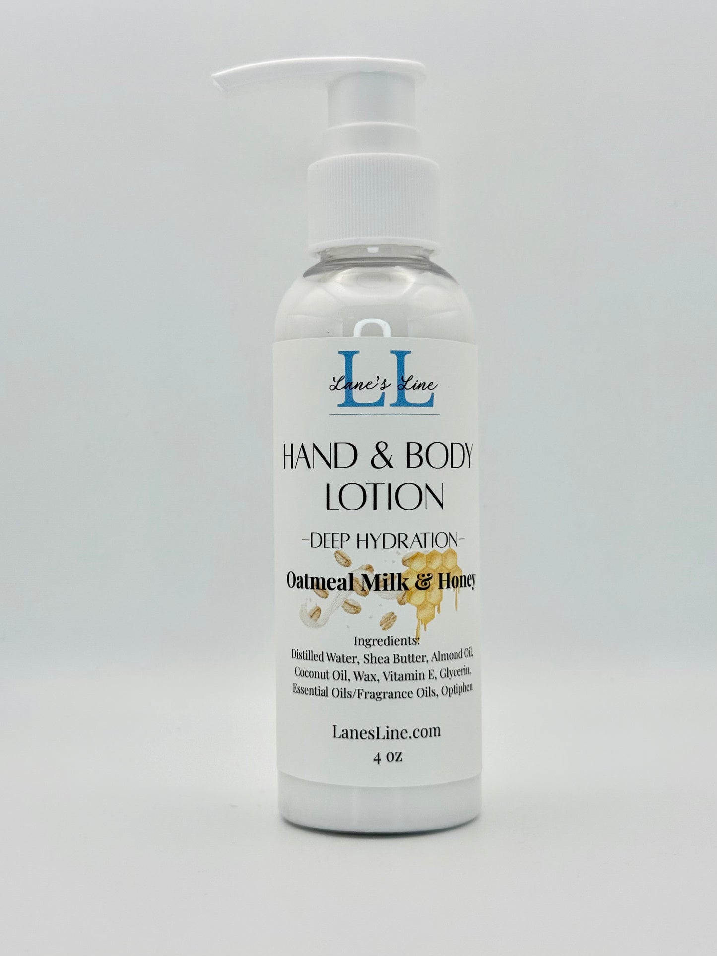 Hand & Body Lotion 4 oz - Oatmeal Milk & Honey