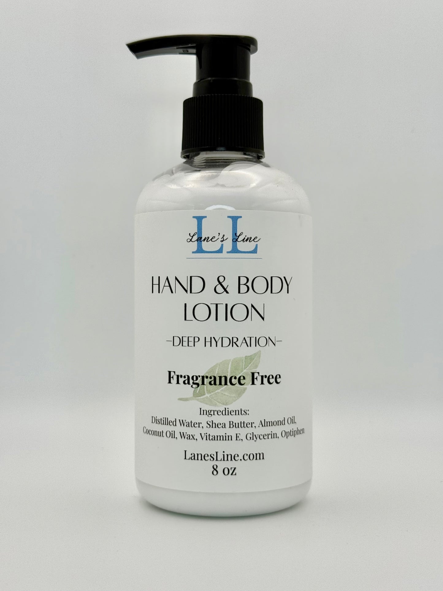 Hand & Body Lotion 8 oz - Fragrance Free