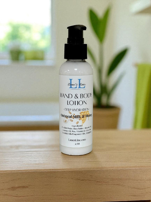 Hand & Body Lotion 4 oz - Oatmeal Milk & Honey