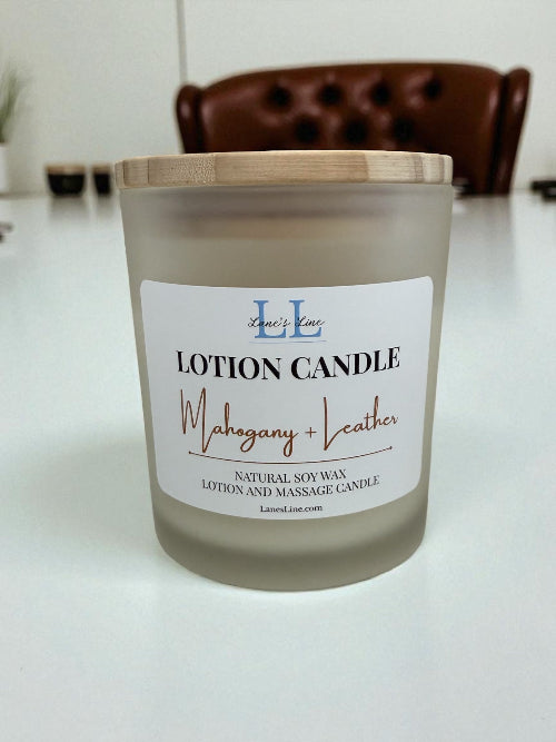 Lotion Candle - Mahogany & Leather