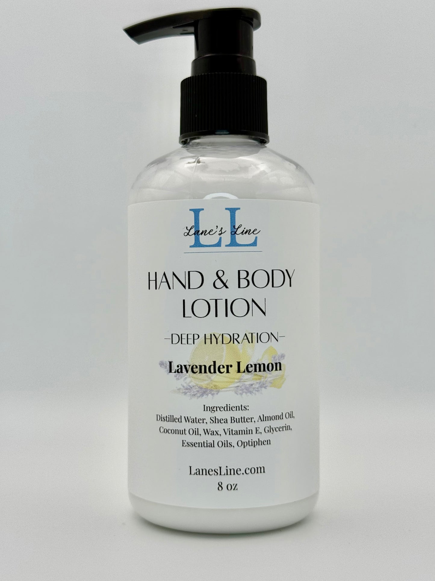 Hand & Body Lotion 8 oz - Lavender Lemon