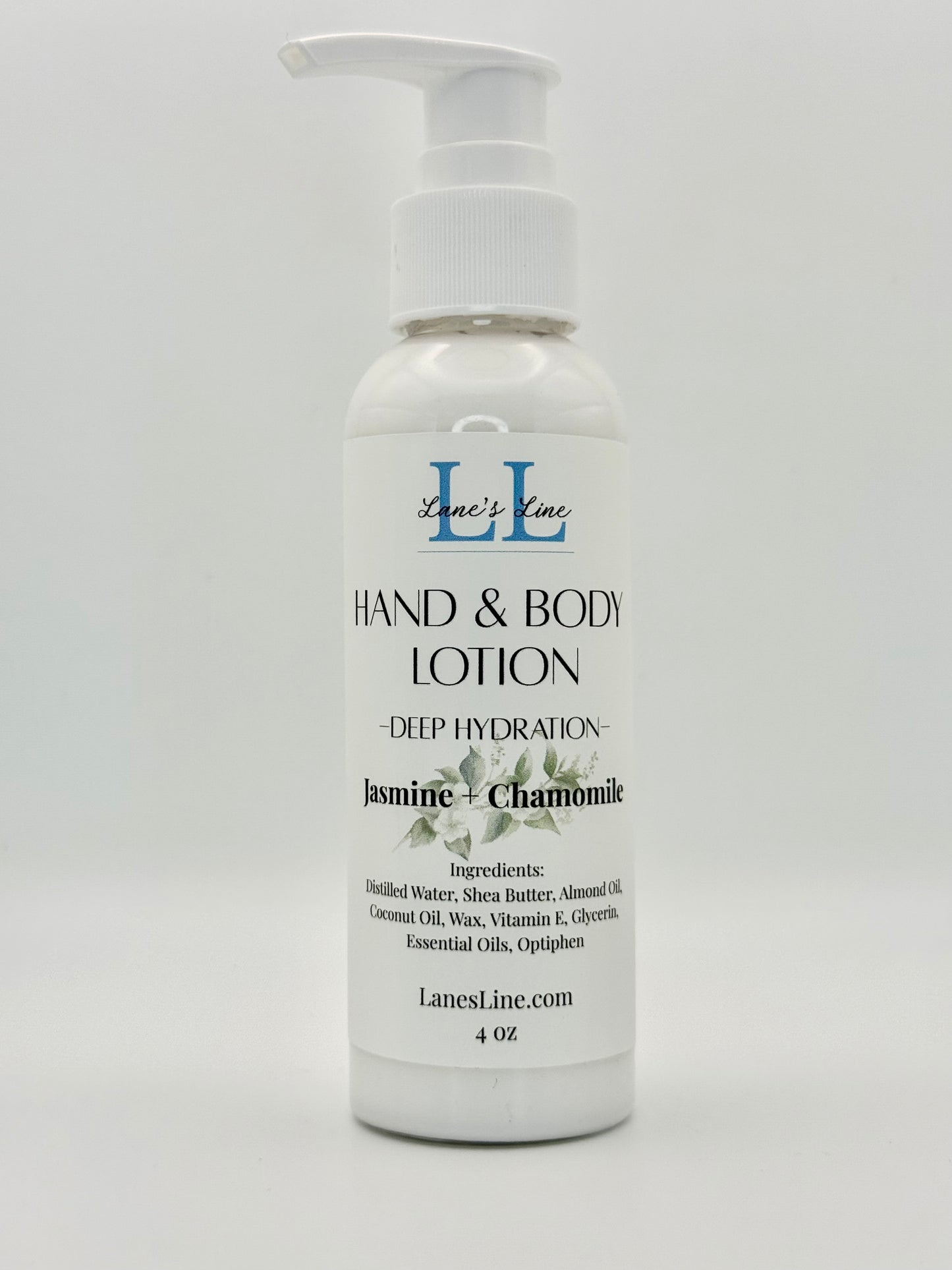 Hand & Body Lotion 4 oz - Jasmine + Chamomile