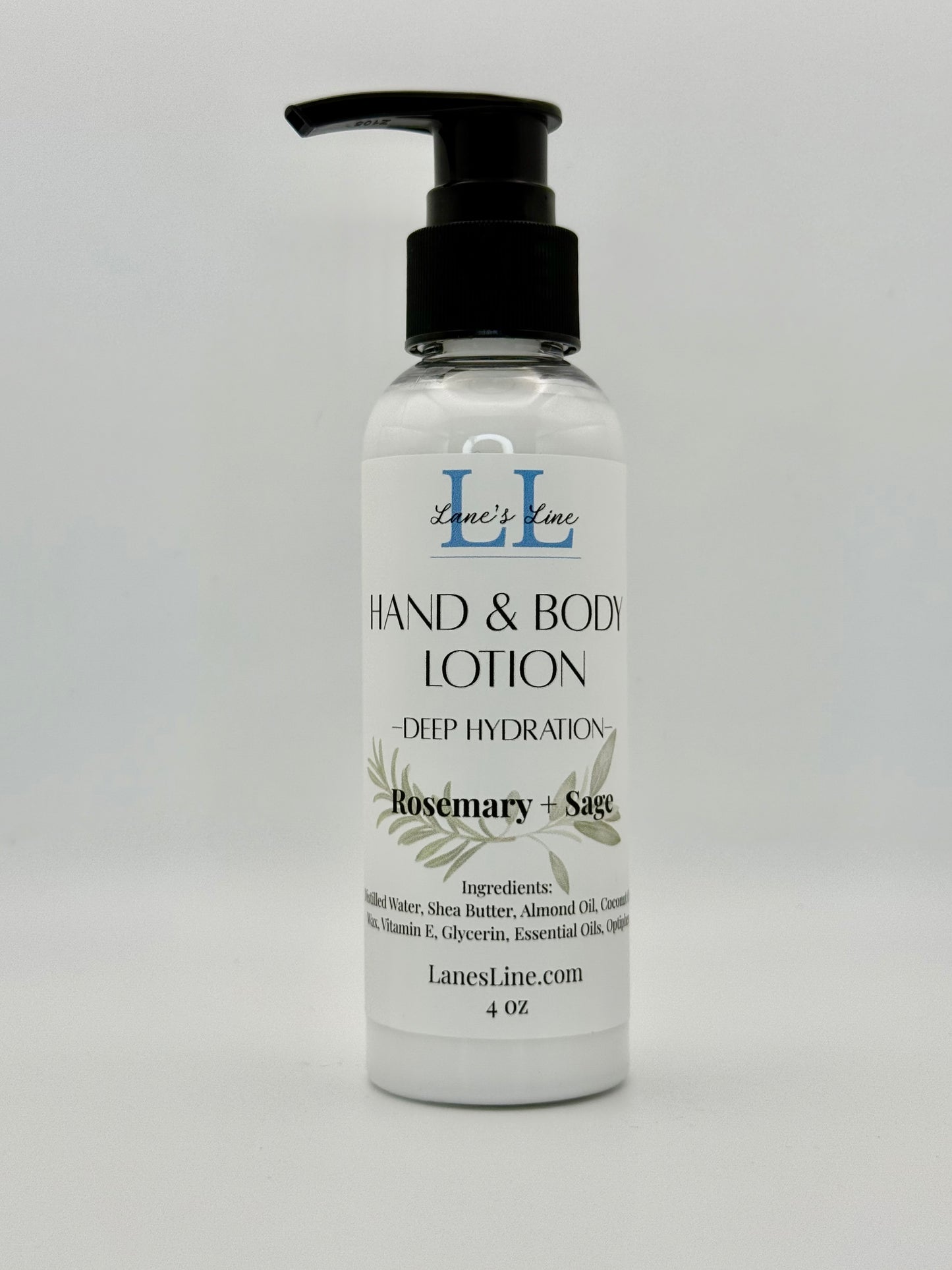 Hand & Body Lotion 4 oz - Rosemary + Sage