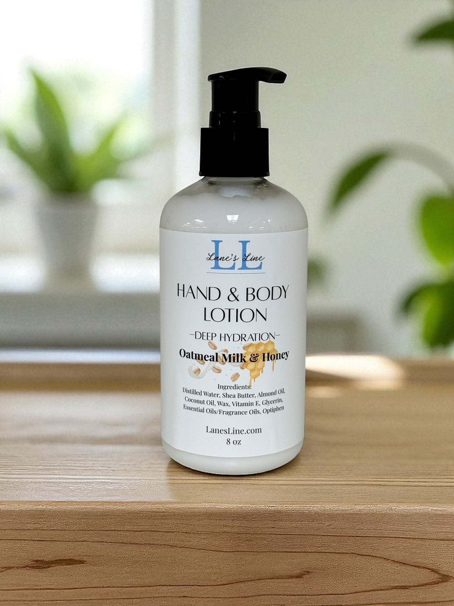 Hand & Body Lotion 8 oz - Oatmeal Milk & Honey
