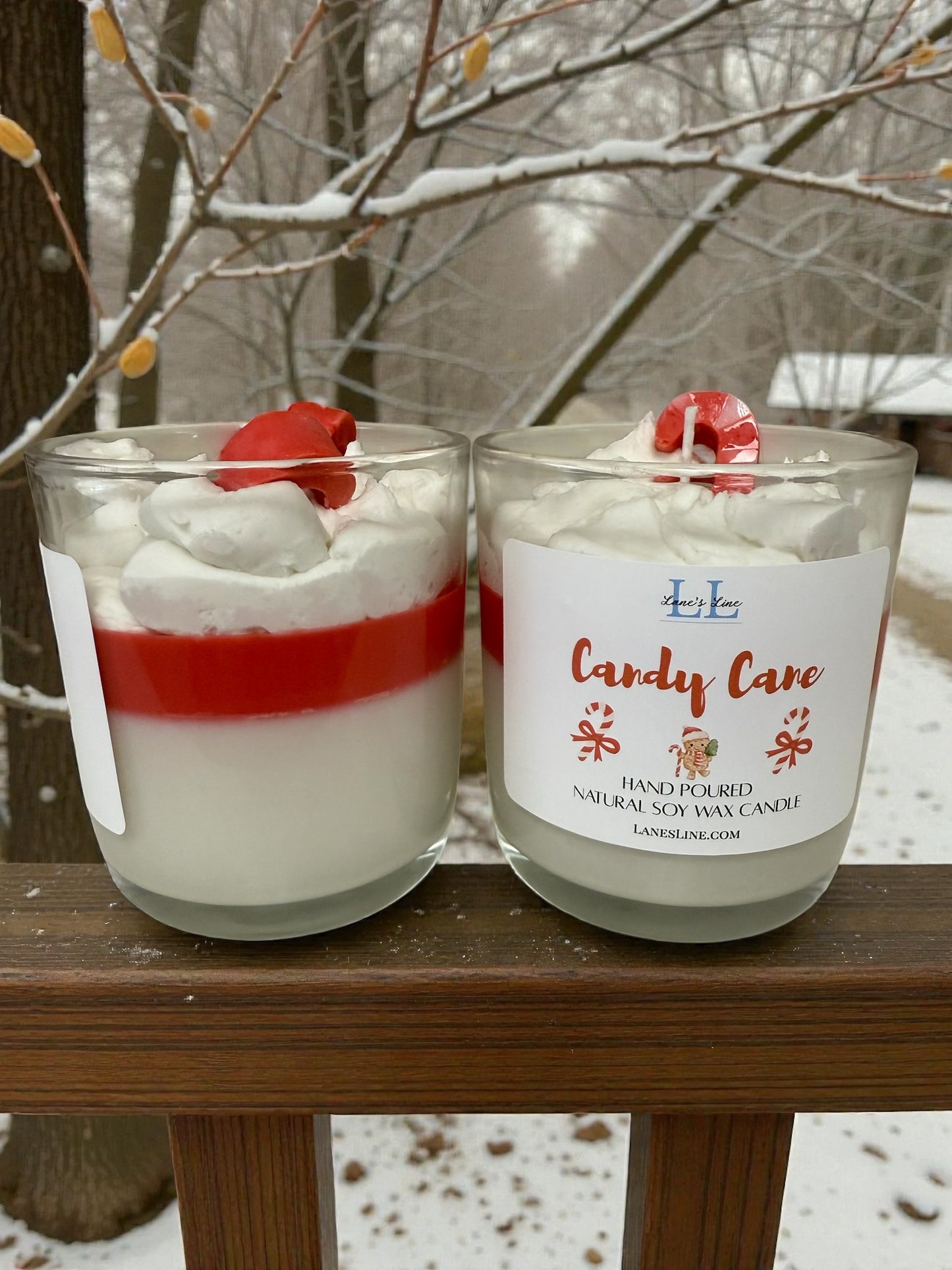 Candle - Candy Cane